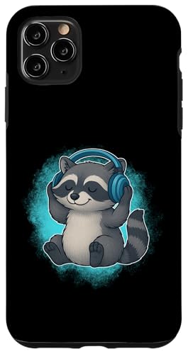 DJ Raccoon Kopfhörer Musikliebhaber Hülle für iPhone 11 Pro Max DJ Raccoon Kopfhörer Musikliebhaber Hülle für iPhone 11 Pro Max von Raccoon Lover Tees Co.