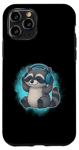 DJ Raccoon Kopfhörer Musikliebhaber Hülle für iPhone 11 Pro DJ Raccoon Kopfhörer Musikliebhaber Hülle für iPhone 11 Pro von Raccoon Lover Tees Co.