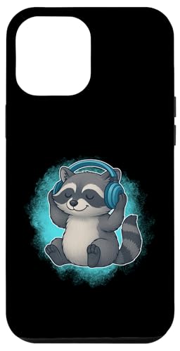 DJ Raccoon Kopfhörer Musikliebhaber Hülle für iPhone 12 Pro Max DJ Raccoon Kopfhörer Musikliebhaber Hülle für iPhone 12 Pro Max von Raccoon Lover Tees Co.