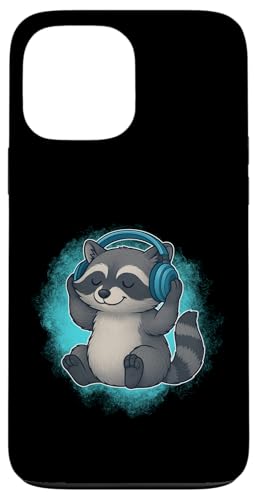 DJ Raccoon Kopfhörer Musikliebhaber Hülle für iPhone 13 Pro Max DJ Raccoon Kopfhörer Musikliebhaber Hülle für iPhone 13 Pro Max von Raccoon Lover Tees Co.