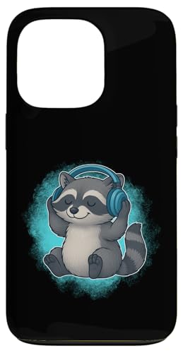 DJ Raccoon Kopfhörer Musikliebhaber Hülle für iPhone 13 Pro DJ Raccoon Kopfhörer Musikliebhaber Hülle für iPhone 13 Pro von Raccoon Lover Tees Co.