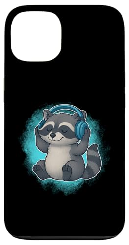 DJ Raccoon Kopfhörer Musikliebhaber Hülle für iPhone 13 DJ Raccoon Kopfhörer Musikliebhaber Hülle für iPhone 13 von Raccoon Lover Tees Co.