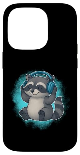 DJ Raccoon Kopfhörer Musikliebhaber Hülle für iPhone 14 Pro DJ Raccoon Kopfhörer Musikliebhaber Hülle für iPhone 14 Pro von Raccoon Lover Tees Co.