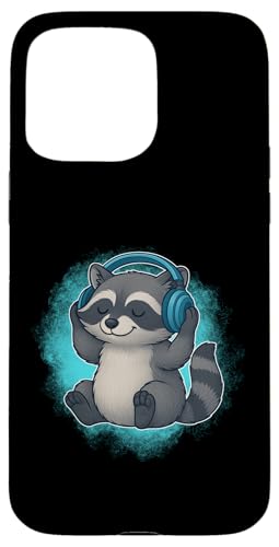 DJ Raccoon Kopfhörer Musikliebhaber Hülle für iPhone 15 Pro Max DJ Raccoon Kopfhörer Musikliebhaber Hülle für iPhone 15 Pro Max von Raccoon Lover Tees Co.