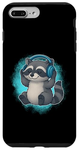 DJ Raccoon Kopfhörer Musikliebhaber Hülle für iPhone 7 Plus/8 Plus DJ Raccoon Kopfhörer Musikliebhaber Hülle für iPhone 7 Plus/8 Plus von Raccoon Lover Tees Co.