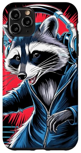 Waschbär Musik Kopfhörer DJ Kunst Marder Raccoon Hülle für iPhone 11 Pro Max Waschbär Musik Kopfhörer DJ Kunst Marder Raccoon Hülle für iPhone 11 Pro Max von Raccoon Waschbär Musik