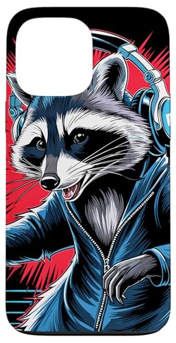 Waschbär Musik Kopfhörer DJ Kunst Marder Raccoon Hülle für iPhone 13 Pro Max Waschbär Musik Kopfhörer DJ Kunst Marder Raccoon Hülle für iPhone 13 Pro Max von Raccoon Waschbär Musik