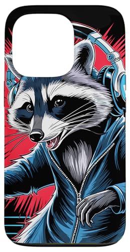 Waschbär Musik Kopfhörer DJ Kunst Marder Raccoon Hülle für iPhone 13 Pro Waschbär Musik Kopfhörer DJ Kunst Marder Raccoon Hülle für iPhone 13 Pro von Raccoon Waschbär Musik