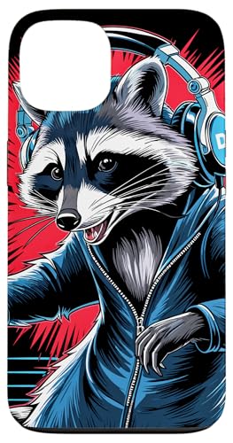 Waschbär Musik Kopfhörer DJ Kunst Marder Raccoon Hülle für iPhone 13 Waschbär Musik Kopfhörer DJ Kunst Marder Raccoon Hülle für iPhone 13 von Raccoon Waschbär Musik
