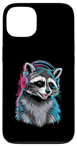 Waschbär Musik Kopfhörer DJ Kunst Marder Raccoon Hülle für iPhone 13 Waschbär Musik Kopfhörer DJ Kunst Marder Raccoon Hülle für iPhone 13 von Raccoon Waschbär Musik
