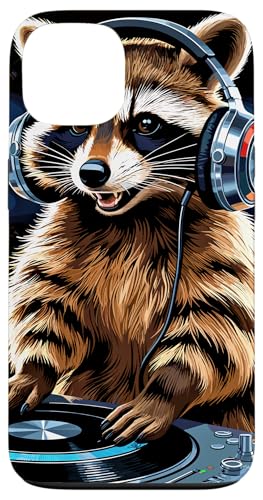 Waschbär Musik Kopfhörer DJ Kunst Marder Raccoon Hülle für iPhone 13 Waschbär Musik Kopfhörer DJ Kunst Marder Raccoon Hülle für iPhone 13 von Raccoon Waschbär Musik