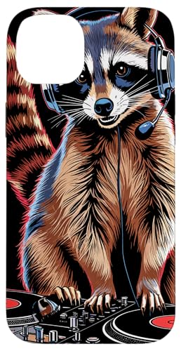 Waschbär Musik Kopfhörer DJ Kunst Marder Raccoon Hülle für iPhone 14 Plus Waschbär Musik Kopfhörer DJ Kunst Marder Raccoon Hülle für iPhone 14 Plus von Raccoon Waschbär Musik