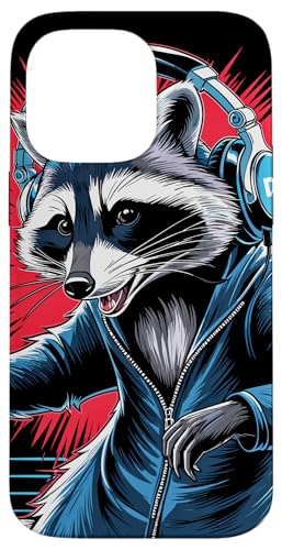 Waschbär Musik Kopfhörer DJ Kunst Marder Raccoon Hülle für iPhone 14 Pro Max Waschbär Musik Kopfhörer DJ Kunst Marder Raccoon Hülle für iPhone 14 Pro Max von Raccoon Waschbär Musik