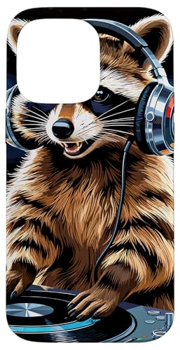 Waschbär Musik Kopfhörer DJ Kunst Marder Raccoon Hülle für iPhone 14 Pro Max Waschbär Musik Kopfhörer DJ Kunst Marder Raccoon Hülle für iPhone 14 Pro Max von Raccoon Waschbär Musik