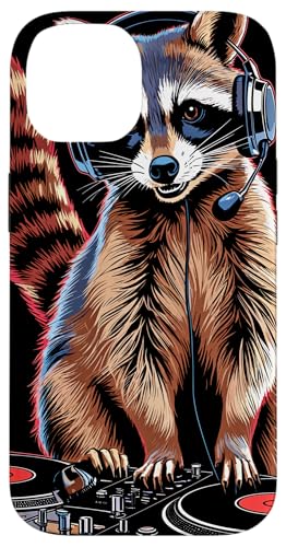 Waschbär Musik Kopfhörer DJ Kunst Marder Raccoon Hülle für iPhone 14 Waschbär Musik Kopfhörer DJ Kunst Marder Raccoon Hülle für iPhone 14 von Raccoon Waschbär Musik