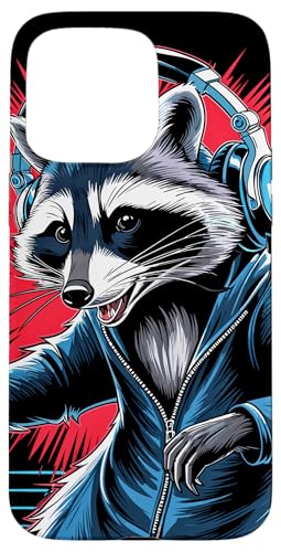 Waschbär Musik Kopfhörer DJ Kunst Marder Raccoon Hülle für iPhone 15 Pro Max Waschbär Musik Kopfhörer DJ Kunst Marder Raccoon Hülle für iPhone 15 Pro Max von Raccoon Waschbär Musik