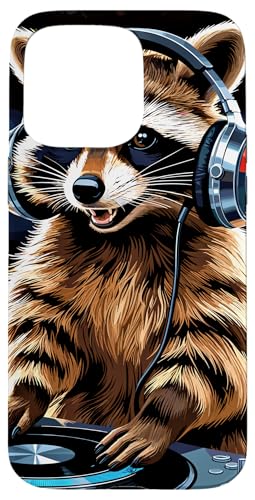 Waschbär Musik Kopfhörer DJ Kunst Marder Raccoon Hülle für iPhone 15 Pro Max Waschbär Musik Kopfhörer DJ Kunst Marder Raccoon Hülle für iPhone 15 Pro Max von Raccoon Waschbär Musik