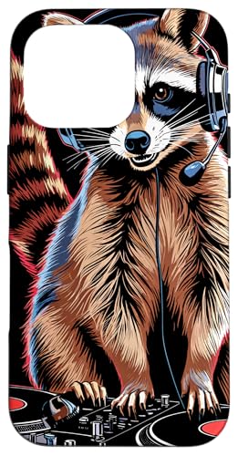 Waschbär Musik Kopfhörer DJ Kunst Marder Raccoon Hülle für iPhone 16 Pro Waschbär Musik Kopfhörer DJ Kunst Marder Raccoon Hülle für iPhone 16 Pro von Raccoon Waschbär Musik