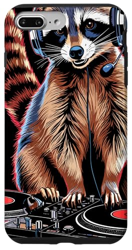 Waschbär Musik Kopfhörer DJ Kunst Marder Raccoon Hülle für iPhone 7 Plus/8 Plus Waschbär Musik Kopfhörer DJ Kunst Marder Raccoon Hülle für iPhone 7 Plus/8 Plus von Raccoon Waschbär Musik