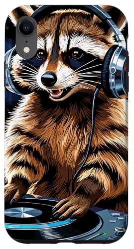 Waschbär Musik Kopfhörer DJ Kunst Marder Raccoon Hülle für iPhone XR Waschbär Musik Kopfhörer DJ Kunst Marder Raccoon Hülle für iPhone XR von Raccoon Waschbär Musik