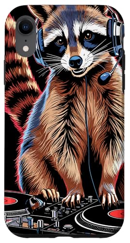 Waschbär Musik Kopfhörer DJ Kunst Marder Raccoon Hülle für iPhone XR Waschbär Musik Kopfhörer DJ Kunst Marder Raccoon Hülle für iPhone XR von Raccoon Waschbär Musik