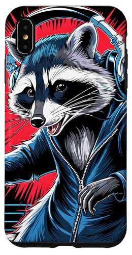 Waschbär Musik Kopfhörer DJ Kunst Marder Raccoon Hülle für iPhone XS Max Waschbär Musik Kopfhörer DJ Kunst Marder Raccoon Hülle für iPhone XS Max von Raccoon Waschbär Musik