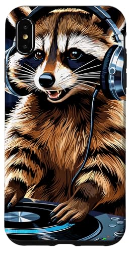 Waschbär Musik Kopfhörer DJ Kunst Marder Raccoon Hülle für iPhone XS Max Waschbär Musik Kopfhörer DJ Kunst Marder Raccoon Hülle für iPhone XS Max von Raccoon Waschbär Musik