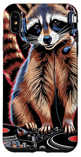 Waschbär Musik Kopfhörer DJ Kunst Marder Raccoon Hülle für iPhone XS Max Waschbär Musik Kopfhörer DJ Kunst Marder Raccoon Hülle für iPhone XS Max von Raccoon Waschbär Musik