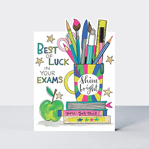 Rachel Ellen Grußkarte mit Aufschrift "Best of Luck in your Exams" von Rachel Ellen