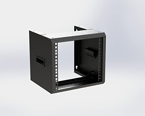 Easy Rack - 10" Universelles Rackschrank für Wandmontage oder Desktop - 5HE - 250mm Tiefe - Schwarz - Netzwerk-Schrank - Serverschrank - Studio Rack - 10 Zoll Easy Rack - 10" Universelles Rackschrank für Wandmontage oder Desktop - 5HE - 250mm Tiefe - Schwarz - Netzwerk-Schrank - Serverschrank - Studio Rack - 10 Zoll von Rack-Magic
