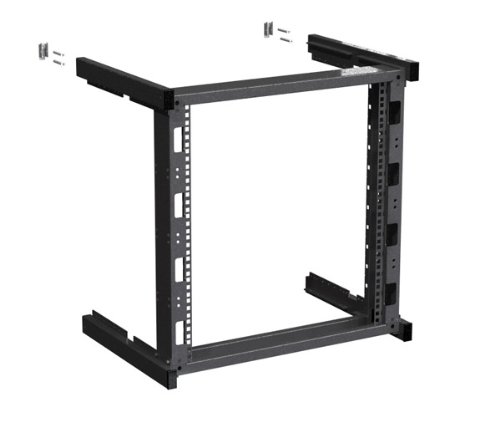 Rack Magic - 12HE 19" Wandverteiler - 400mm Tiefe - Wandschrank - Serverschrank - 19 Zoll Wand Rack - Schwarz von Rack Magic