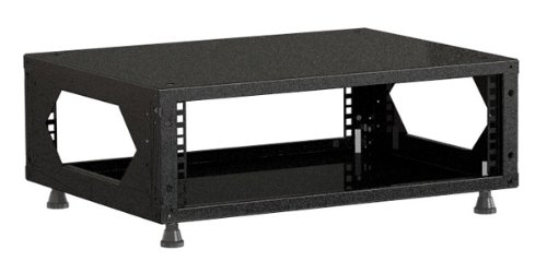 Rack Magic - 19" Mini Rack 3HE - 440mm Tiefe - Schwarz - 19 Zoll Serverschrank - 19" Studiorack - 19" Tischrack von Rack Magic