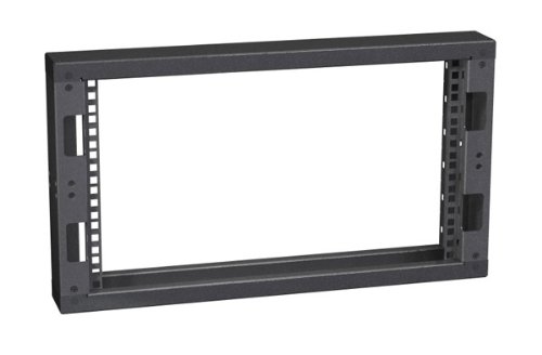 Rack Magic - 6HE Einbaurahmen 19" für den Einbau in bestehende Einrichtungen - 19 Zoll Schrank - Schwarz von Rack Magic