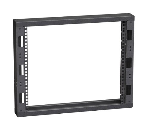 Rack Magic - 9HE Einbaurahmen 19" für den Einbau in bestehende Einrichtungen - 19 Zoll Schrank - Schwarz von Rack Magic