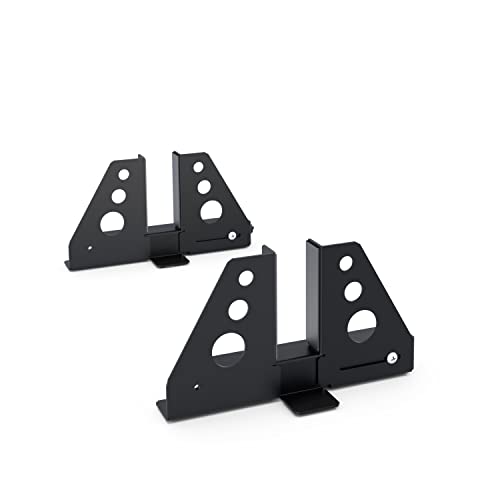 Rackso Lutions 118-1619 Rack Montageset, Rack-Zubehör (Montageset, schwarz, 2U) von RackSolutions