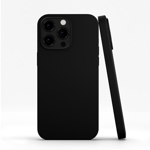 RadEnergy EMF Schutz und Anti-Strahlung Liquid Silicone Shungite Case for iPhones, 5G Shield Reduction, Lightweight Protective Back Cover (Black, 12 Mini) von RadEnergy