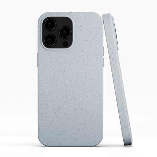 RadEnergy EMF Schutz und Anti-Strahlung Liquid Silicone Shungite Case for iPhones, 5G Shield Reduction, Lightweight Protective Back Cover (Light Blue, 15 Pro) von RadEnergy