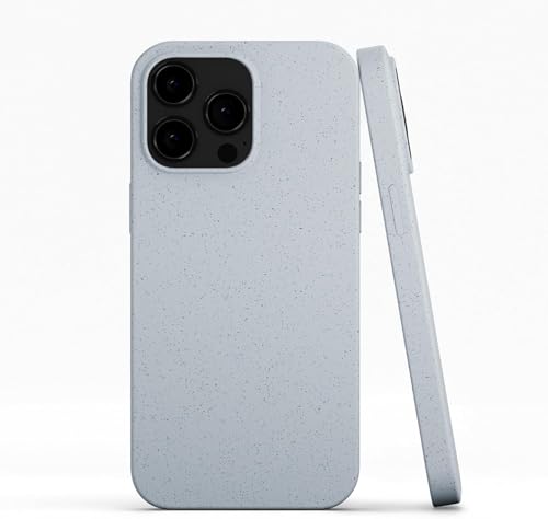 RadEnergy EMF Schutz und Anti-Strahlung Liquid Silicone Shungite Case for iPhones, 5G Shield Reduction, Lightweight Protective Back Cover (Light Blue, 16 Pro Max) von RadEnergy