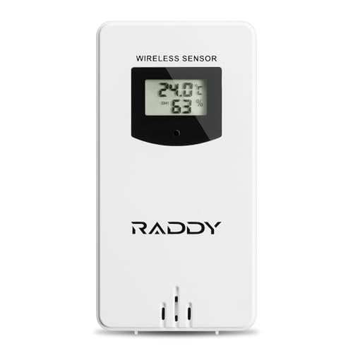 Raddy R7 Indoor Outdoor Funk-Fernbedienungssensor, für Heim-Wetterstation N75, N80;Poolthermometer PT-3 Raddy R7 Indoor Outdoor Funk-Fernbedienungssensor, für Heim-Wetterstation N75, N80;Poolthermometer PT-3 von Raddy