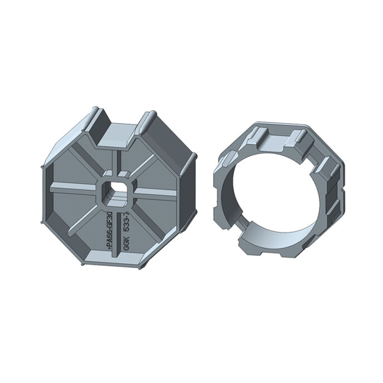 RADEMACHER Adapter/Mitnehmer-Set AM35-SW40 - für 40er Achtkantstahlwelle und RollTube C-Line und Basis von Rademacher