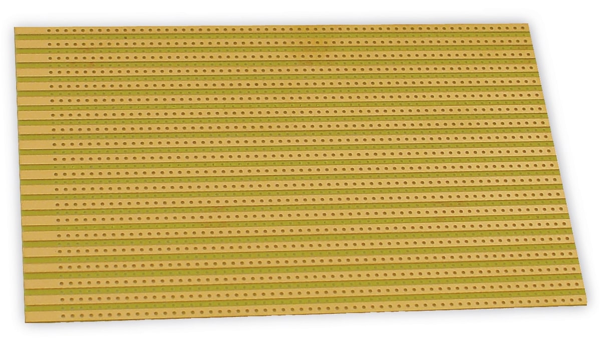 RADEMACHER Streifenrasterplatine für Direktstecker, 160 x 100mm, RM 5,08 von Rademacher