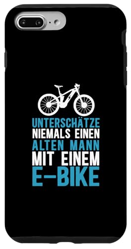 Hülle für iPhone 7 Plus/8 Plus Fahrrad Einen Alten Mann Mit Einem E-Bike von Radfahrer Lustiges E Fahrrad E-Bike Geschenke