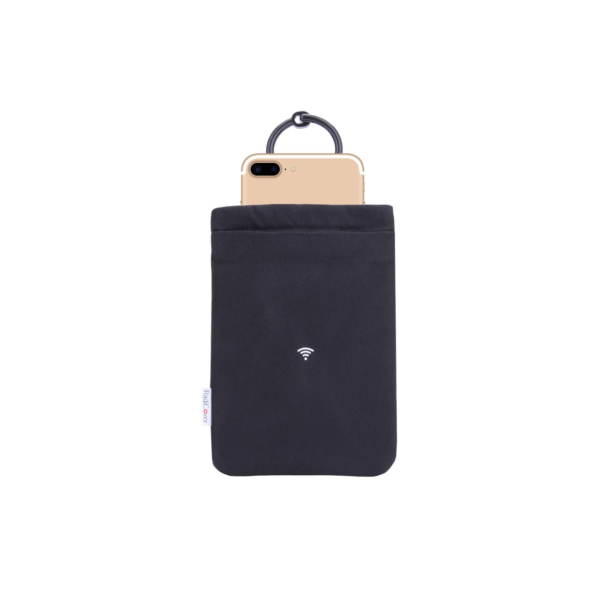 RadiCover - Mobile Phone Pouch - Anti radiation - Large - Black (RAD014) von RadiCover