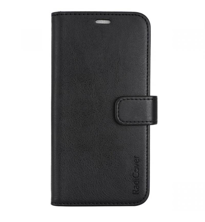 RadiCover - Radiation Protection Wallet Vegan Leather iPhone 14 Flipcover Black von RadiCover