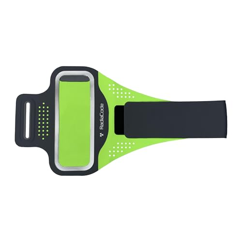 Case Fur Radiacode 102 103 Beinband mit verstellbarem Riemen aus Neoprene mit lichtreflektierendem Streifen (Giftgrün) von Radiacode