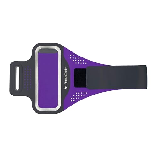 Case Fur Radiacode 102 103 Beinband mit verstellbarem Riemen aus Neoprene mit lichtreflektierendem Streifen (Violet) von Radiacode