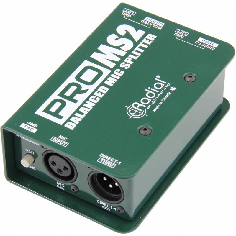 (B-Ware) Radial ProMS2 Mikrofon Splitter von Radial