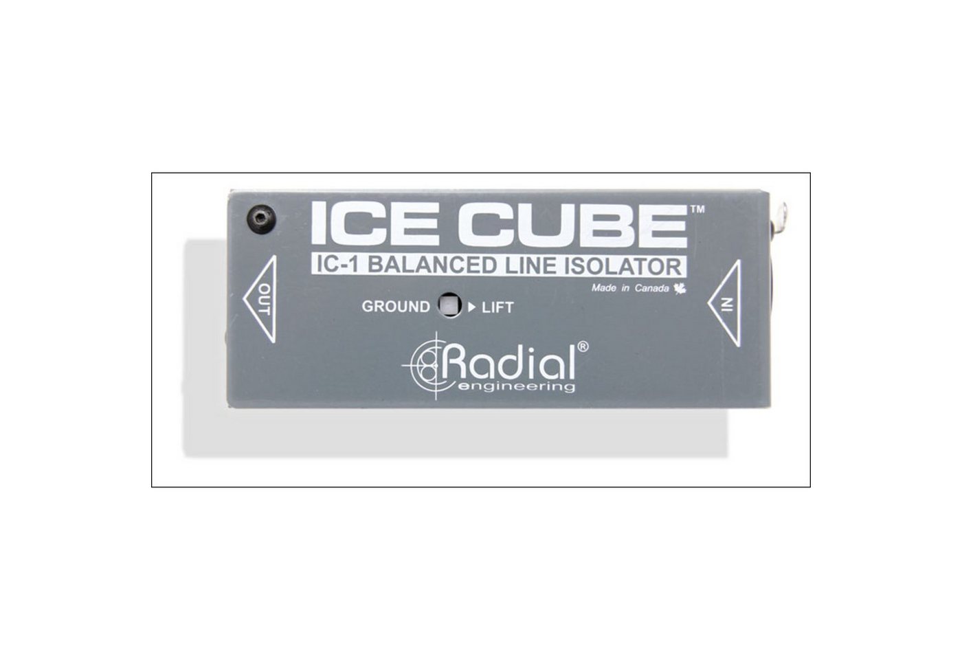 Radial Audio-Wandler, (IC-1 Ice Cube Balanced Line Isolator), IC-1 Ice Cube Balanced Line Isolator - Isolator von Radial