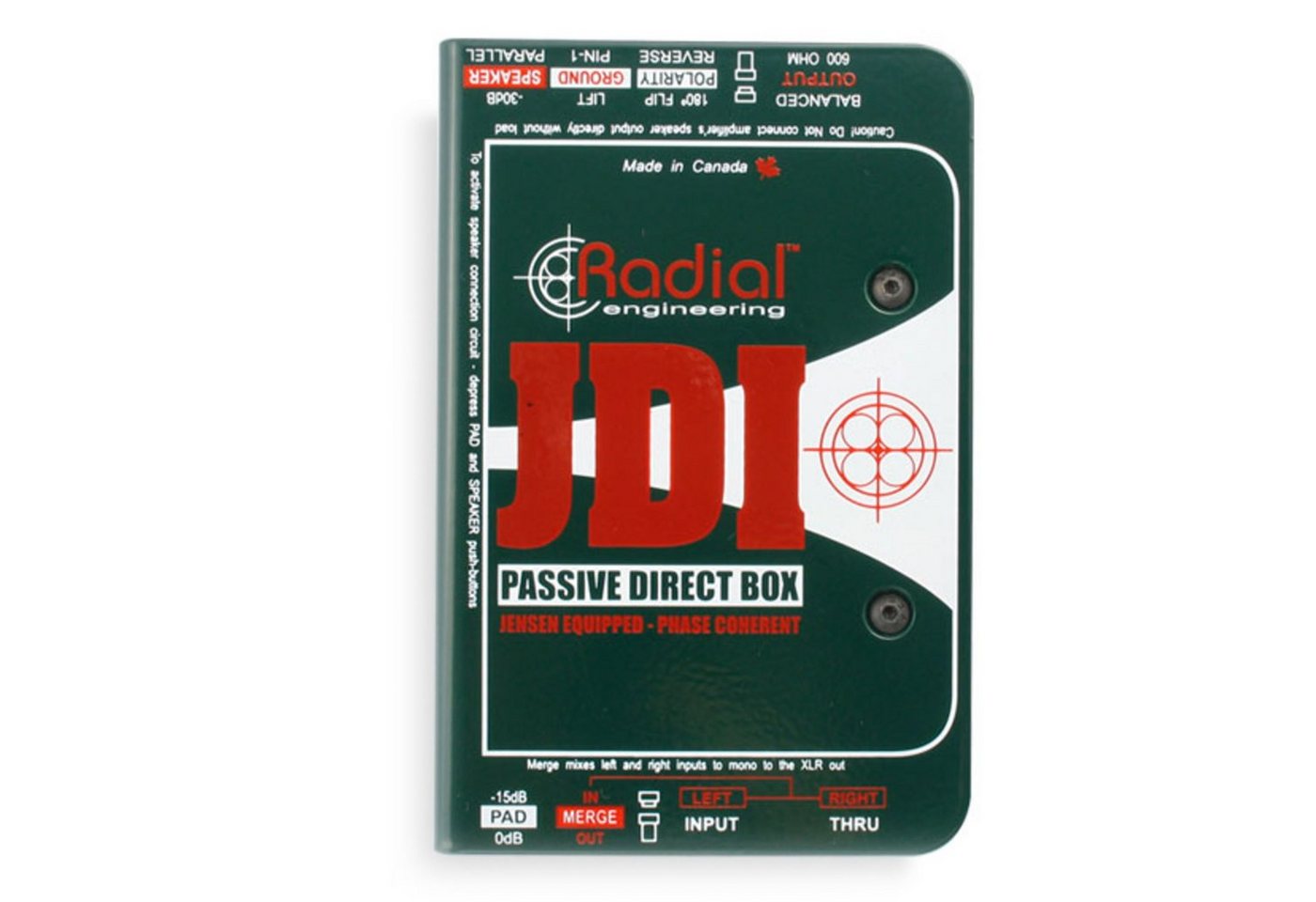 Radial Audio-Wandler, (JDI passive DI-Box), JDI - DI Box von Radial