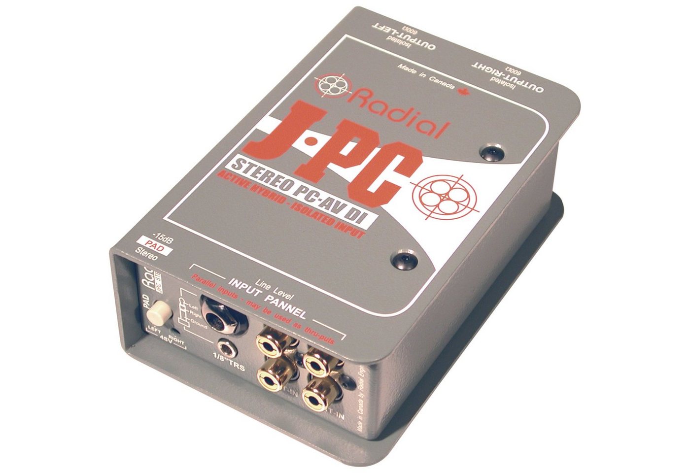 Radial Audio-Wandler, (JPC aktive LapTop DI-Box), JPC - DI Box von Radial